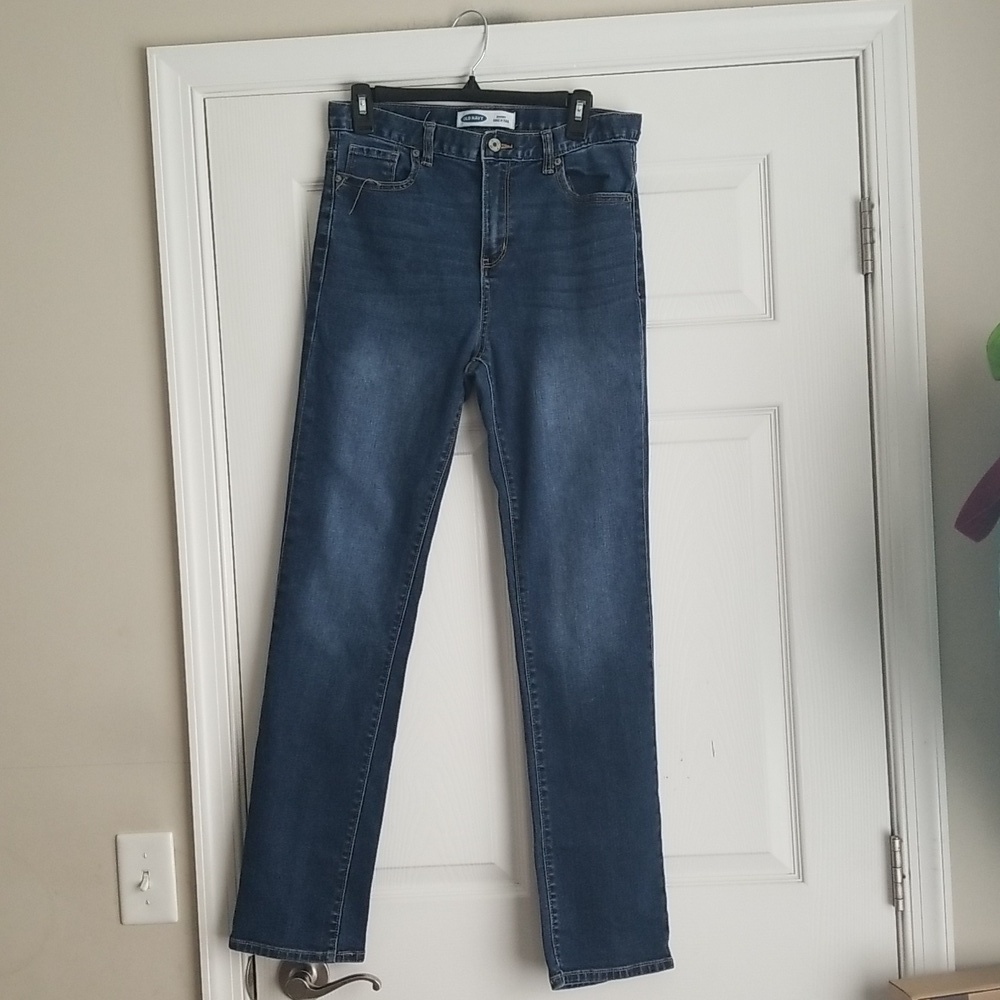 Old Navy Adjustable Waist Skinny Built In Flex Boy's Jeans